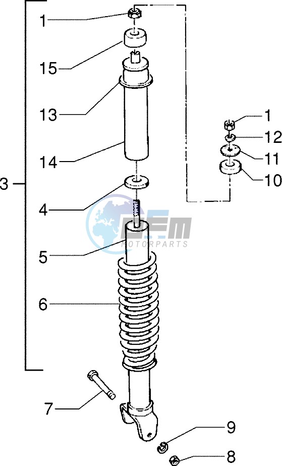 Rear Shock absorber