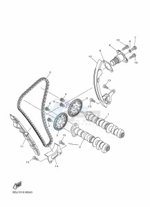 MT-03 MTN320-A (BEV6) drawing CAMSHAFT & CHAIN