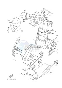 XC125R MAJESTY S (2PE1) drawing LEG SHIELD