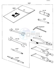 ZX 1000 B [NINJA ZX-10] (B3) [NINJA ZX-10] drawing OWNERS TOOLS