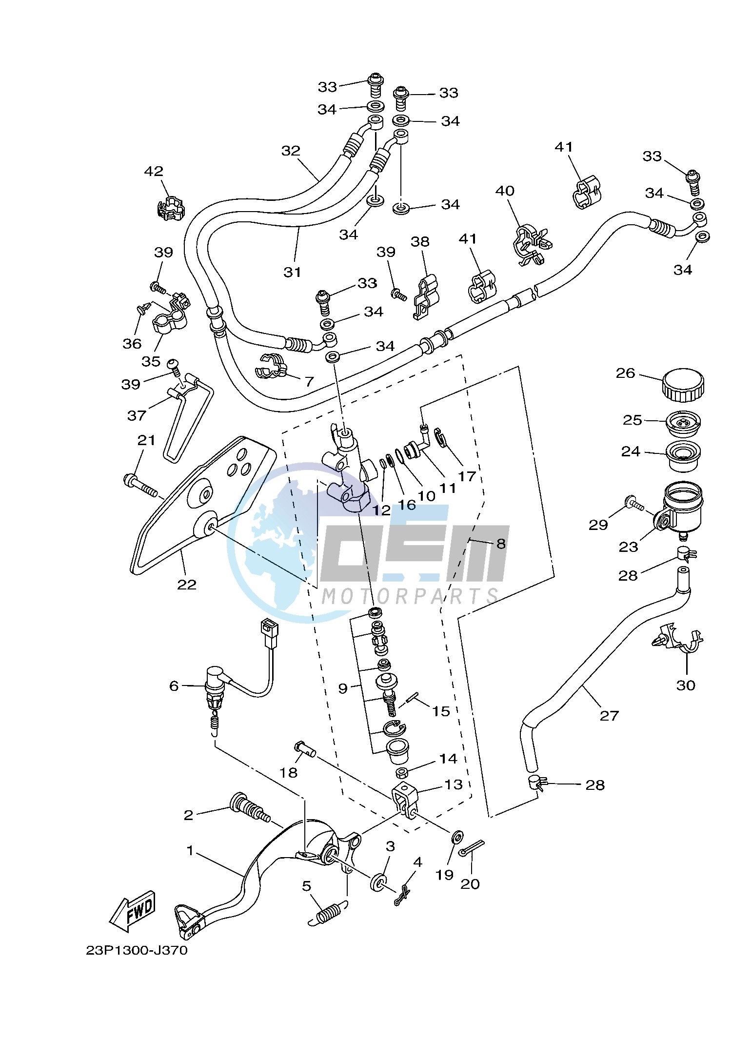 REAR MASTER CYLINDER