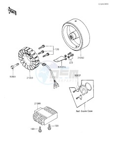 ZX 750 A [GPZ 750] (A3) [GPZ 750] drawing GENERATOR_REGULATOR