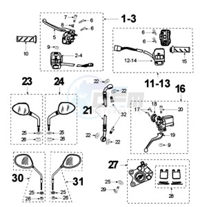 VIVA A BE drawing BRAKE SYSTEM *AJP*