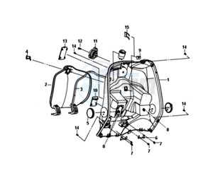 FIDDLE III 50 45KMH (L8) EU drawing COVER INNER LEG