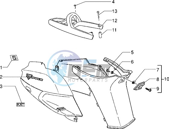 Steering bearing ball tracks