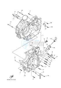 YFM700FWB YFM70KDXH KODIAK 700 (B16F) drawing CRANKCASE