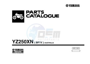 YZ250X (BF1V) drawing Infopage-1