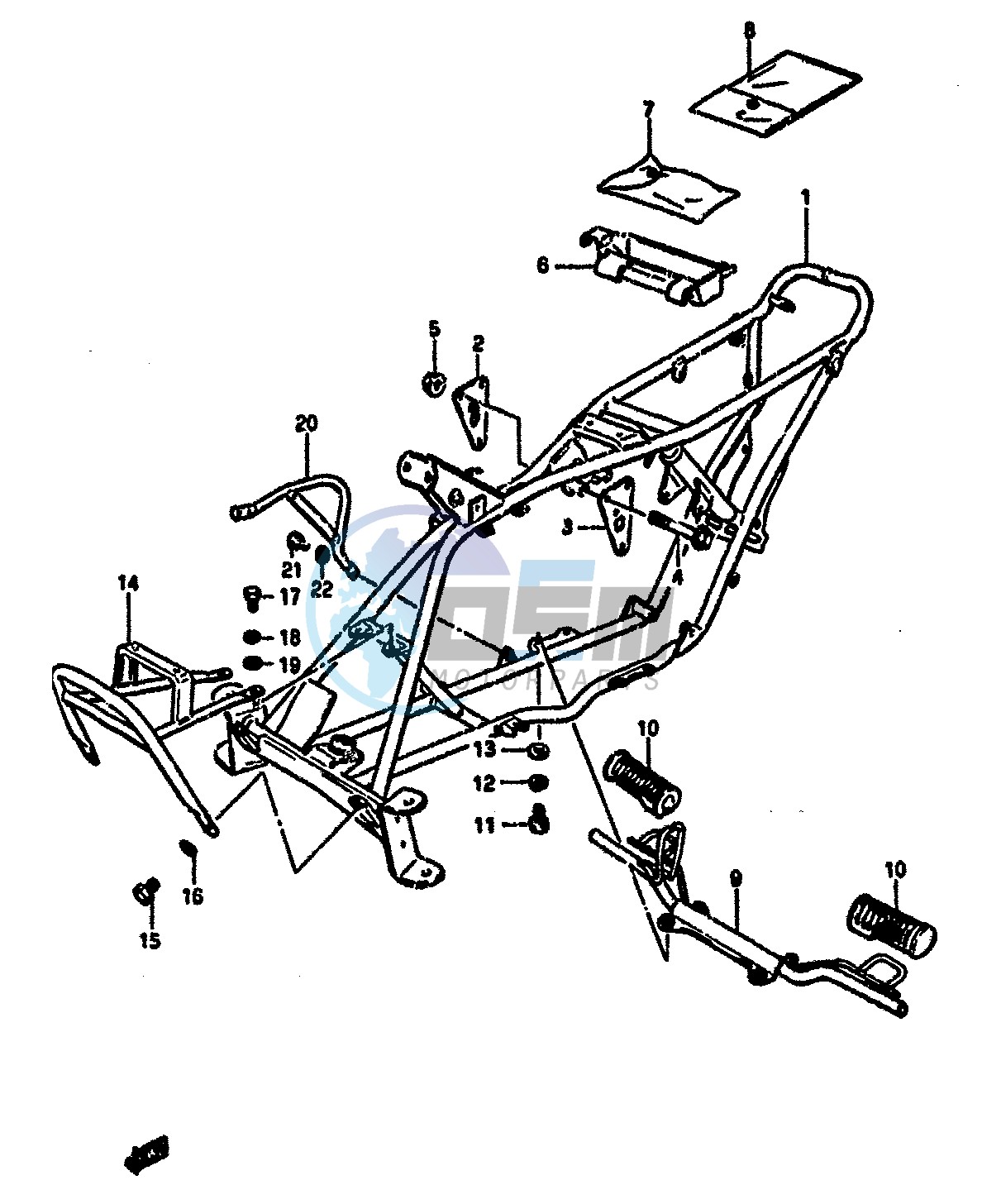 FRAME-FOOTREST