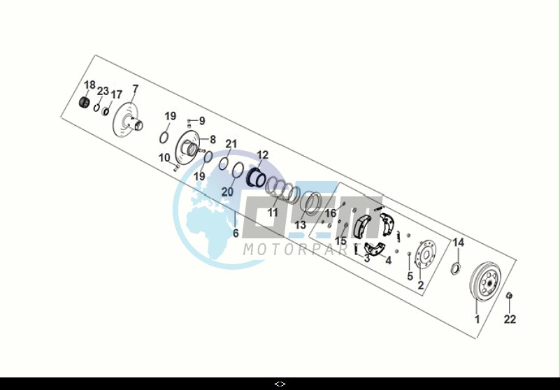 DRIVEN PULLEY ASSY