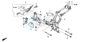 ANF125 drawing FRAME BODY