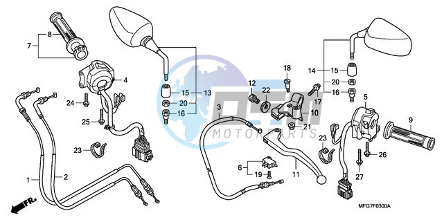 HANDLE LEVER/SWITCH/ CABLE