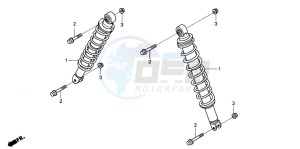 TRX650FA drawing FRONT CUSHION