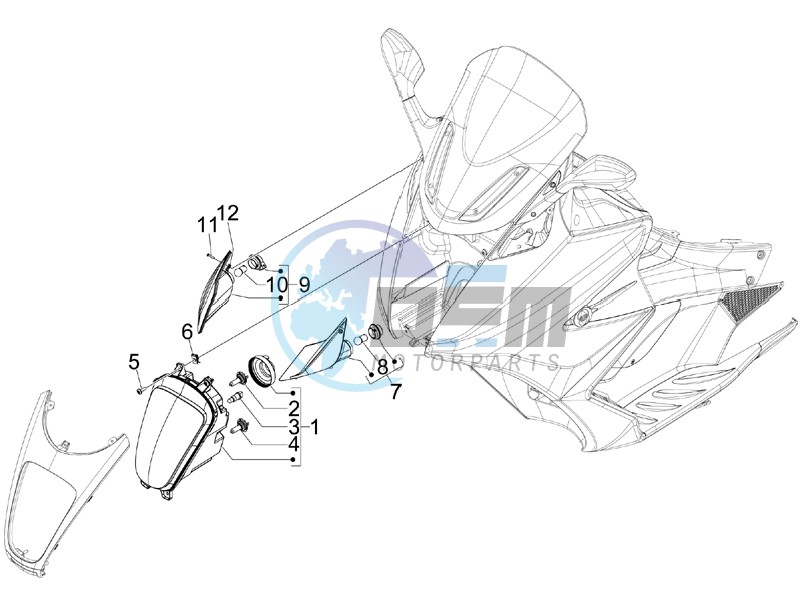 Head lamp - Turn signal lamps