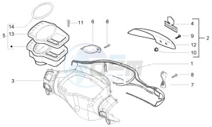 NRG 50 power DD drawing Speedometers Kms. - handlebar cover