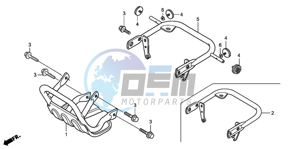 CARRY PIPE (TRX300EX'01-'06)