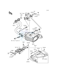 ER-6N ER650EGF XX (EU ME A(FRICA) drawing Muffler(s)