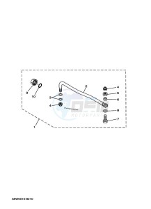 F50HET drawing STEERING-ATTACHMENT