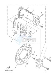 YZ85LW (1SN7 1SN9 1SP7 1SP9) drawing FRONT BRAKE CALIPER