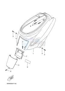 CW50N BW'S NAKED (2B7P 2B7P 2B7P) drawing SIDE COVER