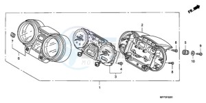 CB1300SA9 Australia - (U / ABS BCT MME TWO TY2) drawing METER (CB1300S/CB1300SA)