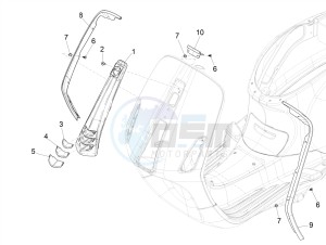 PRIMAVERA 50 4T 3V E4 30 MPH NOABS 30 Mph (NAFTA) drawing Front shield