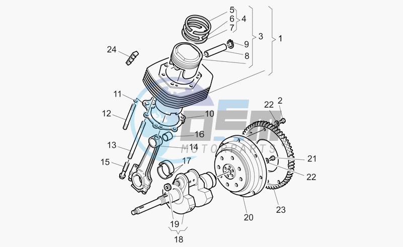 Crankshaft - piston