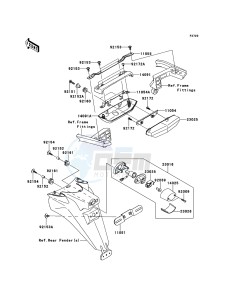 1400GTR_ABS ZG1400CDF FR GB XX (EU ME A(FRICA) drawing Taillight(s)