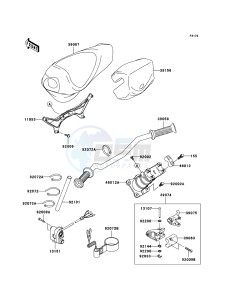 JET SKI STX-15F JT1500A7F FR drawing Handlebar