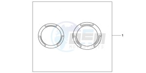 CB600F39 UK - (E / MKH ST) drawing CRANCASE RING SET