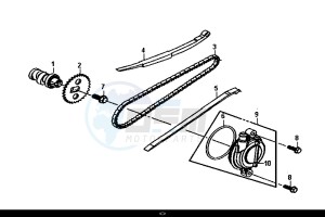 SYMPHONY ST 50 (25 KM/H) (XB05W4-NL) (E4) (L7-M0) drawing CAM SHAFT-CYL. HEAD L. SIDE COVER