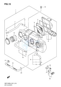 GSF-1250S ABS BANDIT EU drawing AIR CLEANER