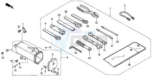 CLR125 CITY FLY drawing TOOLS