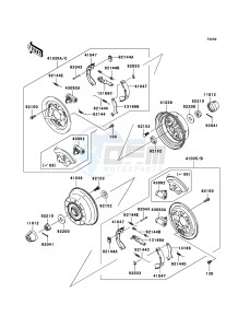 MULE_600 KAF400B7F EU drawing Rear Hub