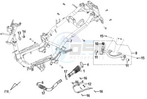 FIDDLE II 50 drawing FRAME / ENGINE MOUNT