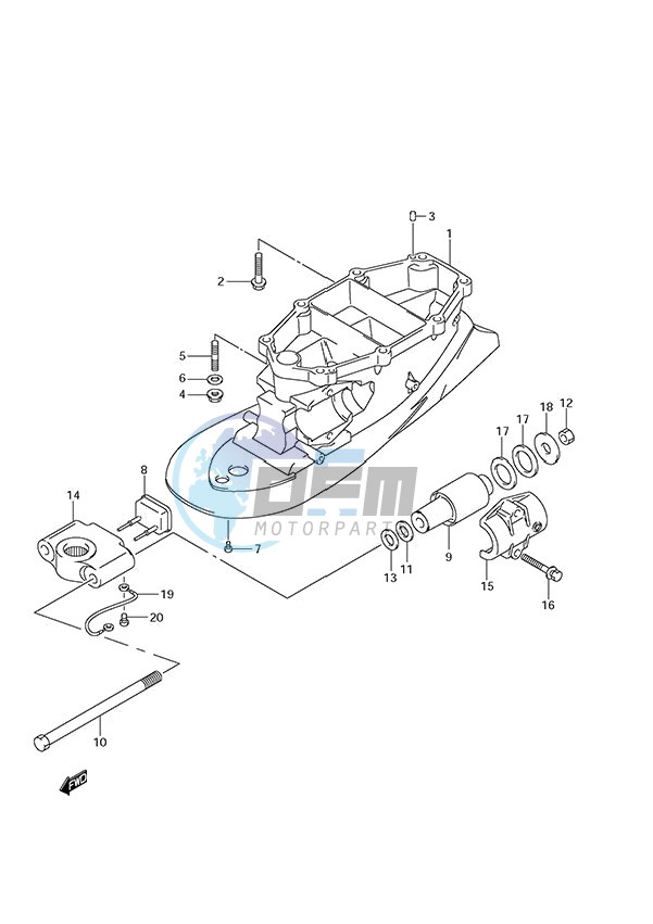 Drive Shaft Housing (DF 250S)