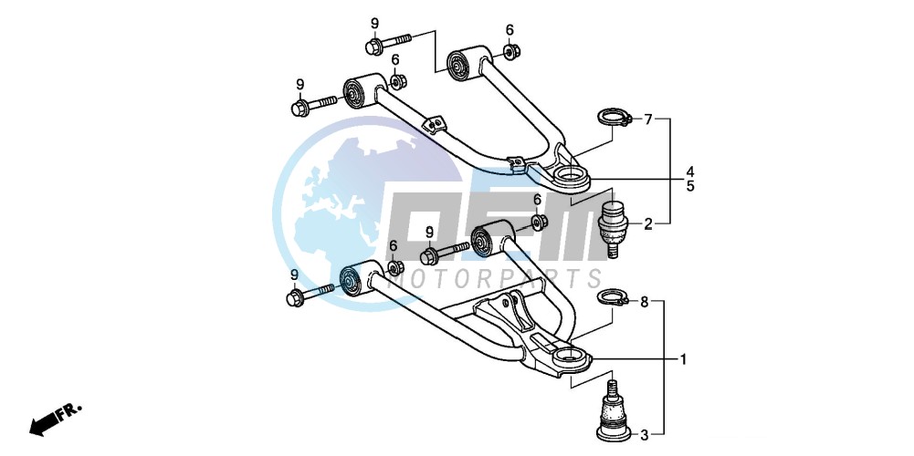 FRONT ARM (TRX250EX1/2/3/4/5)