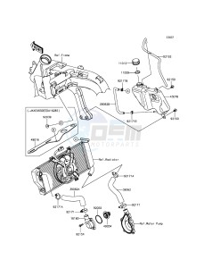 ER-6F EX650EEF XX (EU ME A(FRICA) drawing Water Pipe