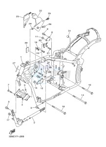 XVS1300A MIDNIGHT STAR (11C7) drawing FRAME