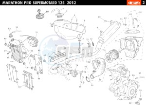 MARATHON-125-PRO-SM-BLACK drawing HOSE CONNEXIONS TANKS