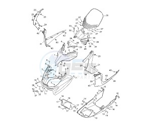 YP R X-MAX 125 drawing WINDSHIELD