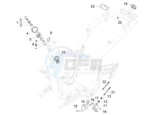 LIBERTY 150 150 IGET 4T 3V IE ABS (APAC) drawing Locks