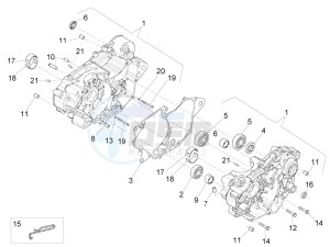 RS 125 4T E4 ABS (EMEA) drawing Crankcases I