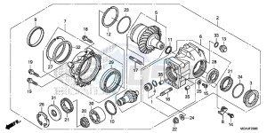 VFR1200X Europe Direct - (ED) drawing FINAL DRIVEN GEAR