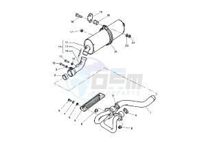 TT RE 600 drawing EXHAUST