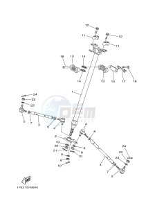 YFM700R YFM70RSBH RAPTOR 700R (2LSB) drawing STEERING