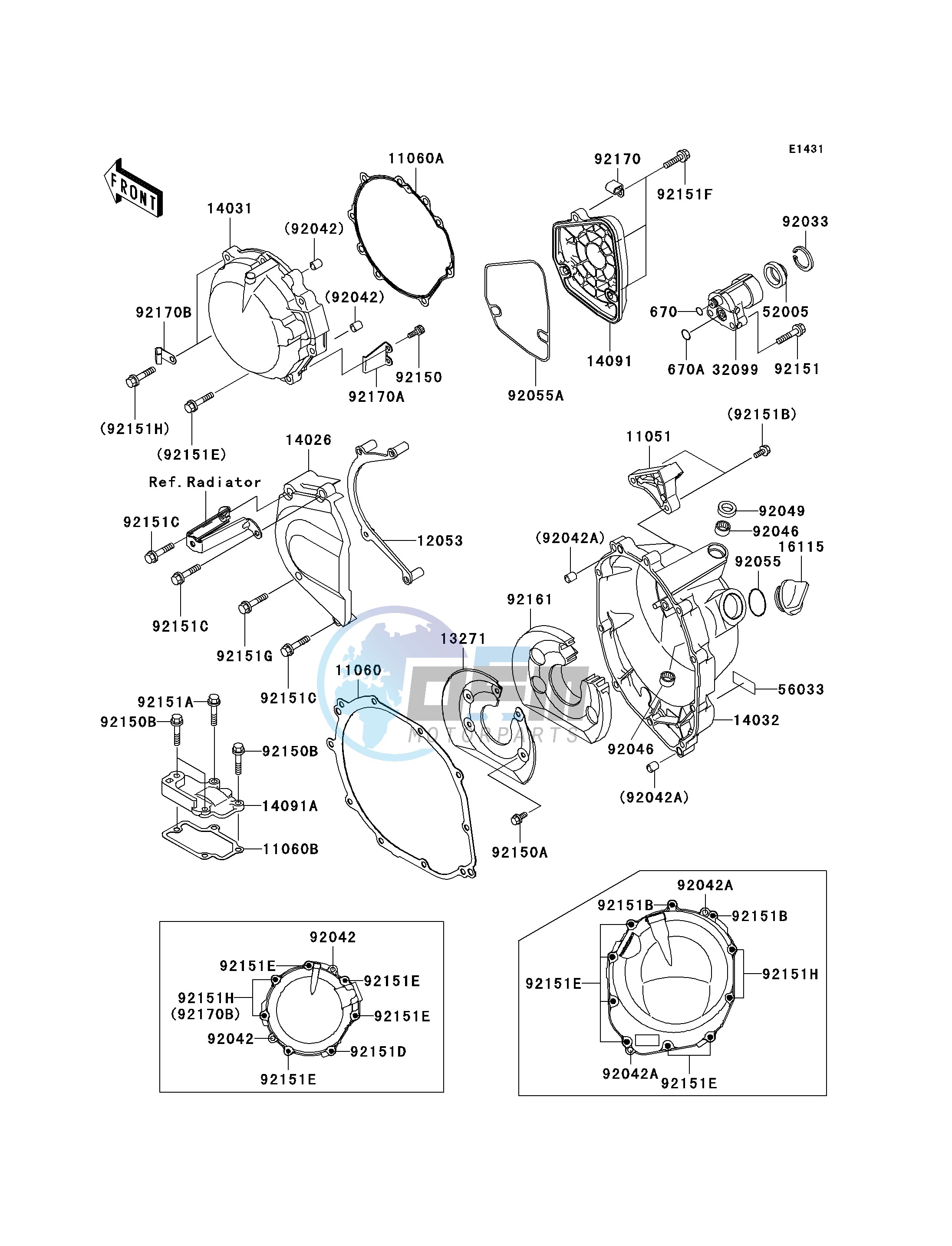 ENGINE COVER-- S- -