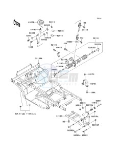 KAF 620 E [MULE 3010 4X4] (E1-E5) [MULE 3010 4X4] drawing FRAME-- KAF620-E1 - E3- -