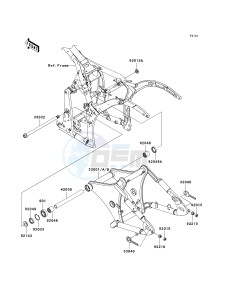 VN 900 C [VULCAN 900 CUSTOM] (7F-9FA) C9FA drawing SWINGARM