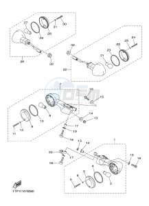 XVS950CU XVS950R ABS XV950 R-SPEC (2DXM) drawing FLASHER LIGHT