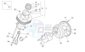 Breva V IE 850 drawing Crankshaft cpl.